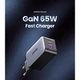 Зарядное устройство Ugreen 3xUSB 65W GaN (2хUSB-C+USB-A) CD244 Grey (10335) - изображение 2