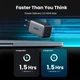 Зарядное устройство Ugreen 3xUSB 65W GaN (2хUSB-C+USB-A) CD244 Grey (10335) - изображение 4