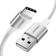 Дата кабель USB 2.0 AM to USB-C 2.0m 3.0A 18W US288 White Ugreen (60133) - изображение 1