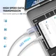 Дата кабель USB 2.0 AM to USB-C 2.0m 3.0A 18W US288 White Ugreen (60133) - изображение 2