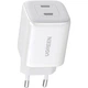 Зарядное устройство Ugreen 2xUSB 40W GAN (Type-C 25W+20W) PD CD294 White (90573) - изображение 1