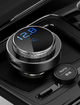 Автомобильный FM ФМ модулятор, Bluetooth трансмиттер, вольтметр, USB зарядка QC 3.0, Terra GC16 - изображение 5
