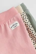 Набор спортивных штанов розовые хаки бежевые H&M 116см (400091942) - изображение 2