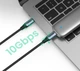 Кабель для зарядки телефона/ смартфона UGREEN US355 Type-C - Type-C 1 м Чорний/ Сріблястий (6689242) - зображення 5