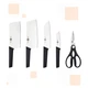 Набір Стальних Кухонних Ножів Xiaomi Huo Hou Youth Knifes Set 6 в 1 (HU0057) - зображення 9
