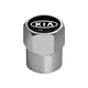 Защитные металлические колпачки на ниппель в стиле хром с логотипом Kia - изображение 2