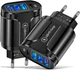 Сетевое зарядное устройство Xiamen 3 USB Type-C Super Charge/Quick Charge 3.0 5V/2.4A Black (PH050557) - изображение 3