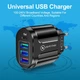 Сетевое зарядное устройство Xiamen 3 USB Type-C Super Charge/Quick Charge 3.0 5V/2.4A Black (PH050557) - изображение 8