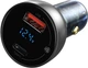 Ładowarka samochodowa Baseus Particular Digital Display QC+PPS Dual Quick Charger Car Charger 65 W Shallow tarnish (CCKX-C0A) - obraz 2