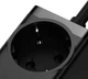 Мережевий зарядний пристрій Baseus GaN3 Pro Desktop Powerstrip AC+2U+2C 100W EU (With Cable Type-C to Type-C 100W 20V/5A 1m) Black (PSZM000401) - зображення 4