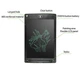 Дитячий графічний планшет для малювання A-Toys Writing Tablet LCD 8.5", на батарейці, зі стилусом Чорний - зображення 2