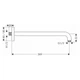 Кронштейн для верхнего душа HANSGROHE CROMA SELECT E 27446000 - изображение 2