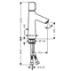 Змішувач для умивальника HANSGROHE TALIS SELECT S 72042000 - зображення 2