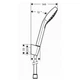 Гарнитур душевой HANSGROHE CROMA SELECT E 26412400 - изображение 2