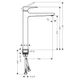 Смеситель для умывальника HANSGROHE METROPOL 32512700, белый - изображение 2