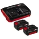 Набір акумуляторів + зарядний пристрій Einhell 18V 2x4.0Ah Twincharger Kit (4512112) - зображення 1
