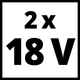 Набір акумуляторів + зарядний пристрій Einhell 18V 2x4.0Ah Twincharger Kit (4512112) - зображення 5