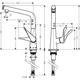 Смеситель для кухни HANSGROHE METRIS SELECT 14883000 - изображение 2