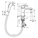 Смеситель для умывальника HANSGROHE VERNIS SHAPE 71216000, белый - изображение 2