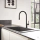 Кухонная мойка каменная HANSGROHE 43313170, черный - изображение 3