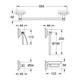 Набор аксессуаров для ванной комнаты GROHE ESSENTIALS 40344001 - изображение 2
