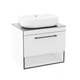 Тумба с умывальником IMPRESE BLACK EDGE f32117W, белый - изображение 1