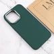 Чохол TPU Bonbon Metal Style для iPhone 14 Pro Max (Айфон 14 про макс) Зелений / Pine green - зображення 3