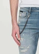 Джинсы Tapered Fit мужские Antony Morato голубые, размер 33-34 (AM00027-08) - изображение 2