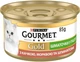 Влажный корм Purina Gourmet Gold для взрослых котов с уткой, морковью и шпинатом 48шт*85г - изображение 1