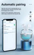 Бездротові навушники Bluetooth з мікрофоном Borofone BW15 |BT5.3, 30/250mAh, 4h, LED| white - зображення 8
