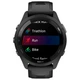 Спортивные часы GARMIN Forerunner 265 Black Bezel and Case with Black/Powder Gray Silicone Band - изображение 8