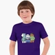 Дитяча футболка для хлопчиків Вся правда про ведмедів (We Bare Bears) (25186-2898-22) 134-140 см Бавовна Фіолетова - зображення 1