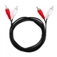 Кабель мультимедийный 2xRCA M to 2xRCA M 1.8m Vinga (VCP2RCA1.8) - изображение 2