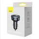 FM-трансмітер модулятор + 3USB виходи 3.4A 17Вт black, Baseus (CCLH-01) - зображення 1