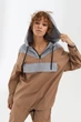 Женский спортивный костюм: анорак и штаны German Volf Коричневый XL(48-50) 21071 - изображение 4