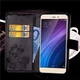 Чохол Clover для Xiaomi Redmi 4a книжка шкіра PU з візитницею чорний - зображення 2