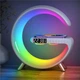 Нічник Smart Light Sound Machine з бездротовою зарядкою 15W и Bluetooth колонкою 3W white (No Box) - зображення 1