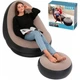 Надувной диван с пуфом Air Sofa - 99х130х76см Intex - изображение 1