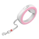 Поводок-рулетка для собак WAUDOG R-leash, круглая, XS-M, до 40 кг, 2,9 м, светоотражающая лента розовый - изображение 4