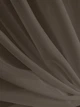 Кухонная шифоновая занавеска Adagio Windows Decor с пышной сборкой бело-коричневая в размере 2,8х1,7м - изображение 2