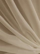 Кухонная шифоновая занавеска Adagio Windows Decor с пышной сборкой бело-бежевая в размере 2,8х1,7м - изображение 2