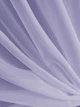 Кухонная шифоновая занавеска Adagio Windows Decor с пышной сборкой бело-сиреневая в размере 2,8х1,7м - изображение 2