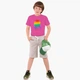 Дитяча футболка для хлопчиків Амонг Ас Поп Іт (Amons Us Pop It Bubble Dimbl) (25186-3280-71) 158-164 см Бавовна Темно-рожевий - зображення 2