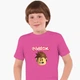 Детская футболка для мальчиков Роблокс (Roblox) (25186-1713-68) 122-128 см Хлопок Темно-розовый - изображение 1