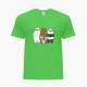 Дитяча футболка для хлопчиків Вся правда про ведмедів (We Bare Bears) (25186-2892-74) 122-128 см Бавовна Темно-зелена - зображення 4