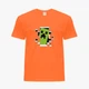 Дитяча футболка для хлопчиків Майнкрафт (Minecraft) (25186-1709-50) 104-110 см Бавовна Помаранчева - зображення 4