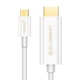 Кабель-перехідник UGREEN MM121 USB Type C to HDMI Cable Male to Male ABS Case 1.5m Білий - зображення 2