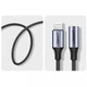 Переходник Lightning to 3.5 mm UGREEN 30756 Model US211 10cm Headphone Jack Adapter Серый - изображение 4