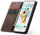 Чехол книжка с магнитом iPhone SE 2022 CaseMe Brown (30589-30) - изображение 2