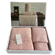Набор полотенец Maison D'or Naturella Rosa махровые 30-50 см,50-100 см,70-140 см розовый - изображение 1